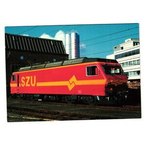 Sihtal Zurich Uetliberg Bahn Locomotive Re 4/4 47 SLM BBC 1987 Postcard Train